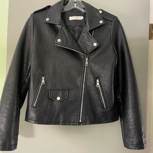 Women’s faux leather jacket